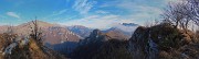 40 Dalla dirupata cresta di vetta del Vaccareggio bella vista da sx  in Menna-Arera-Grem-Castello-Alben